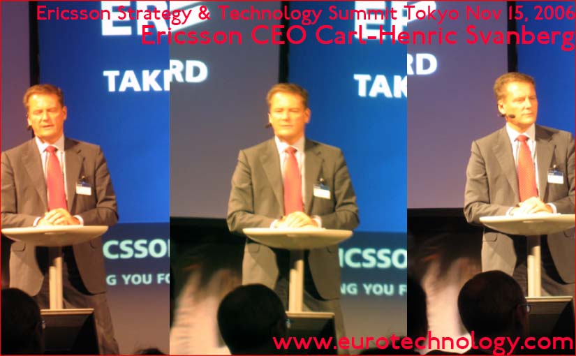 CEO Carl-Henric Svanberg explains Ericsson's strategy for the world's most advanced mobile communications market: Japan